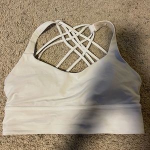 White Lululemon Sports Bra